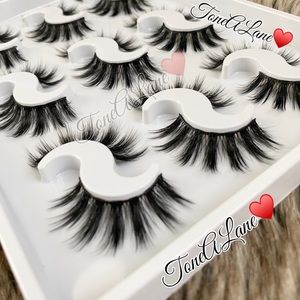 Mink Eyelashes Lashes 8d Eyelashes 9 pairs